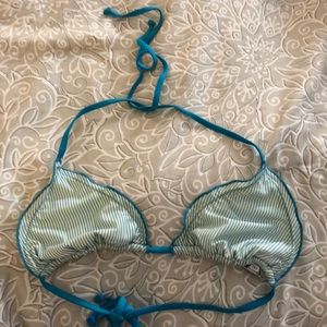 Never worn Striped Bikini top